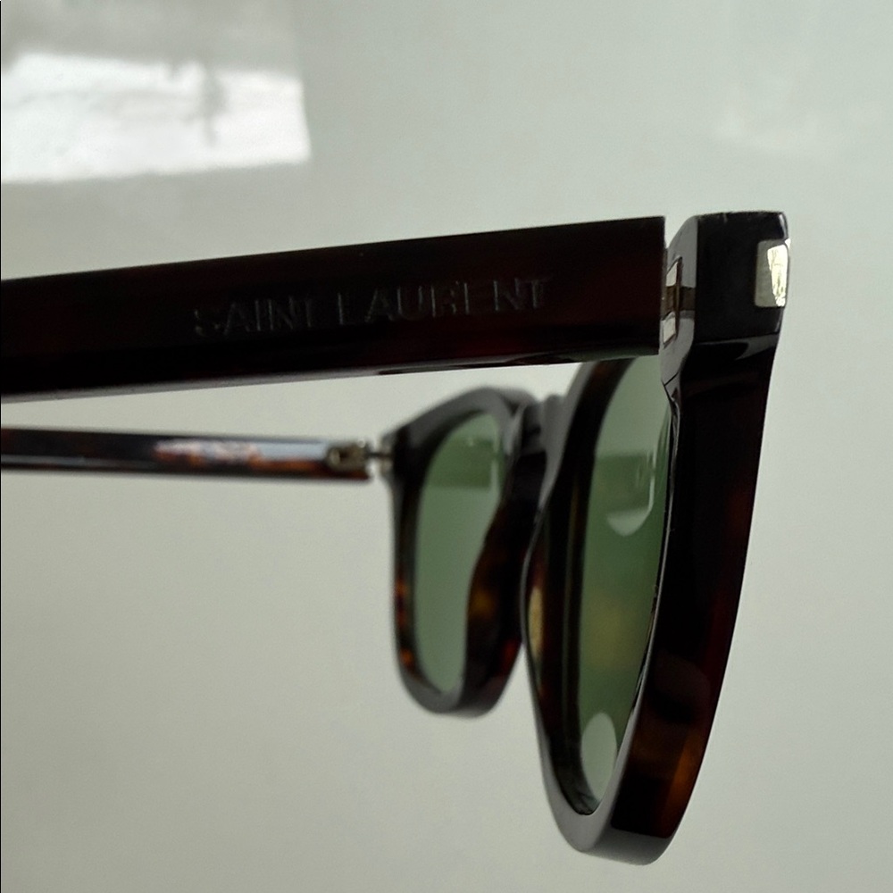 Saint Laurent Women’s Tortoiseshell Sunglasses - Picture 2 of 3